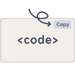 Sticky Copy Button for Code Blocks logo