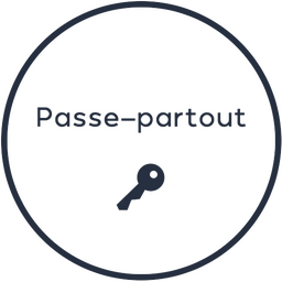 Passe-partout, login as a different user logo