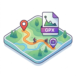 GPX Route Map logo
