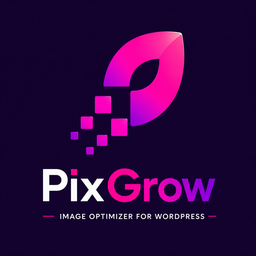 PixGrow Image Optimizer – Bulk Compress & WebP logo