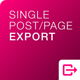 Export Single Post Page logo