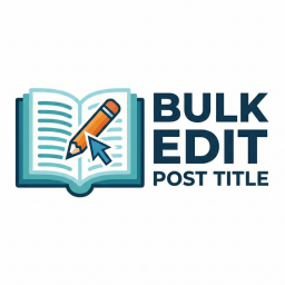 Bulk Edit Post Title – Mass Rename, Bulk Find & Replace for WordPress Posts, Pages and Products logo