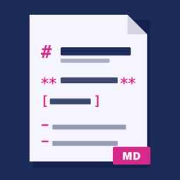 Markdown for Agents and Statistics logo