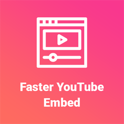Faster YouTube Embed logo