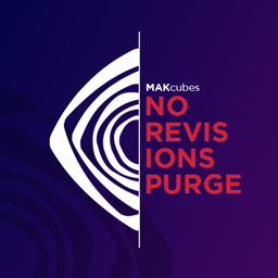 MAKcubes | No Revisions & Purge logo