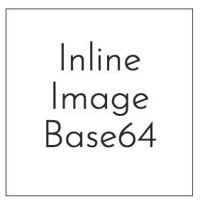 Inline Image Base64 – inline specific images into the HTML logo
