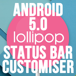 Android 5.0 Lollipop Status Bar Customiser logo