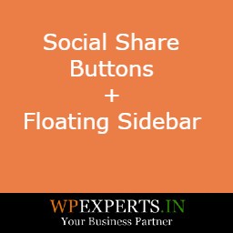 Custom Share Buttons with Floating Sidebar logo
