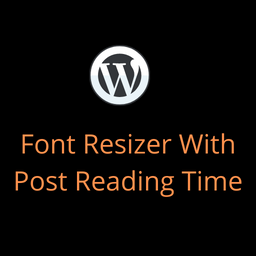 Font Resize With Post Reading Time [GWE] logo