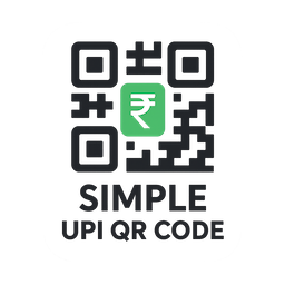 Simple UPI QR Code logo