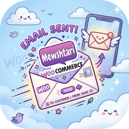Mewshtari Email in Order for WooCommerce logo