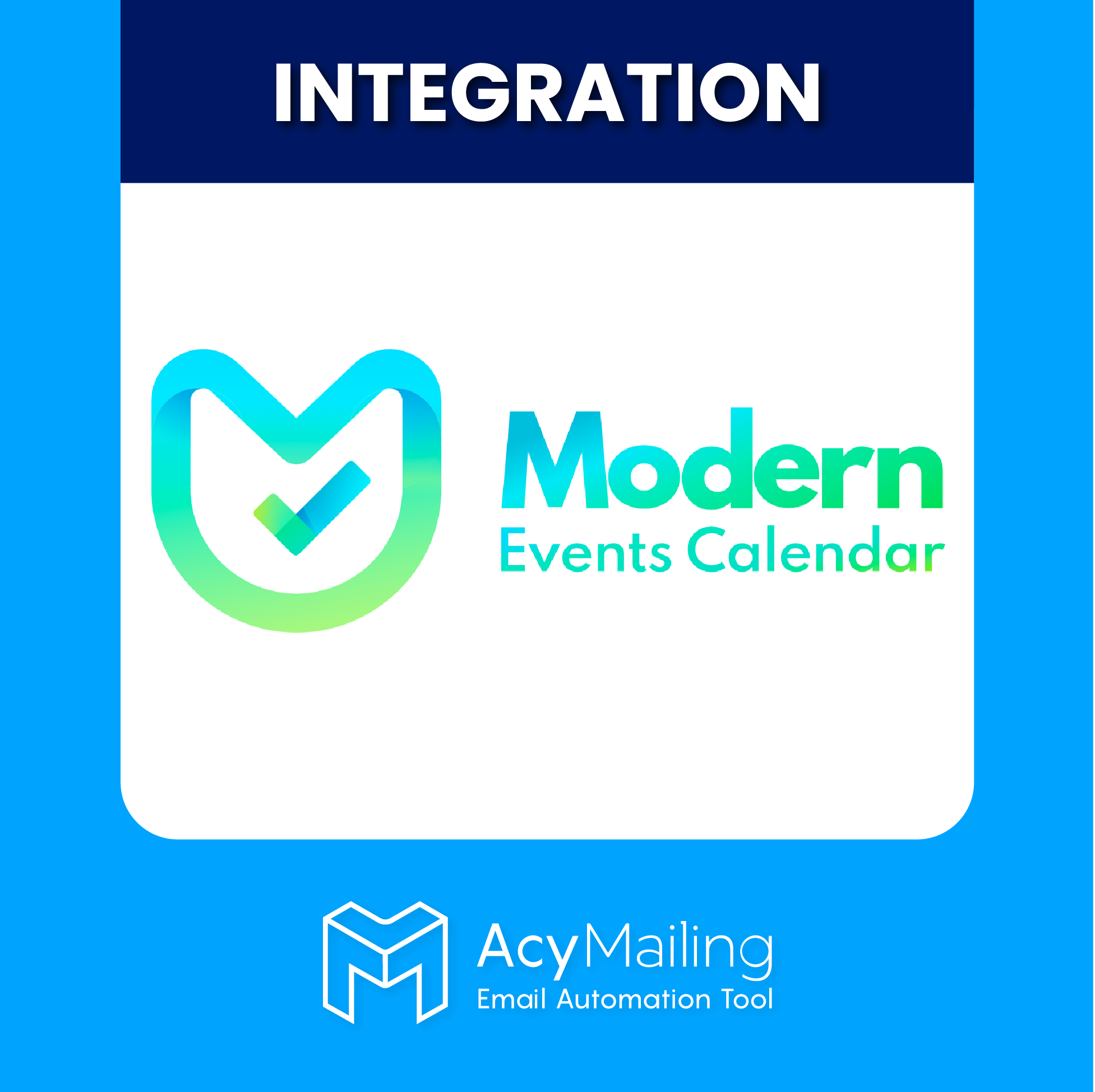 AcyMailing integration for Modern Events Calendar logo