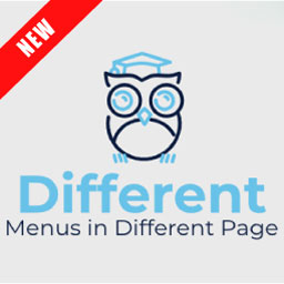 Different Menu in Different Pages – Conditional Menu logo