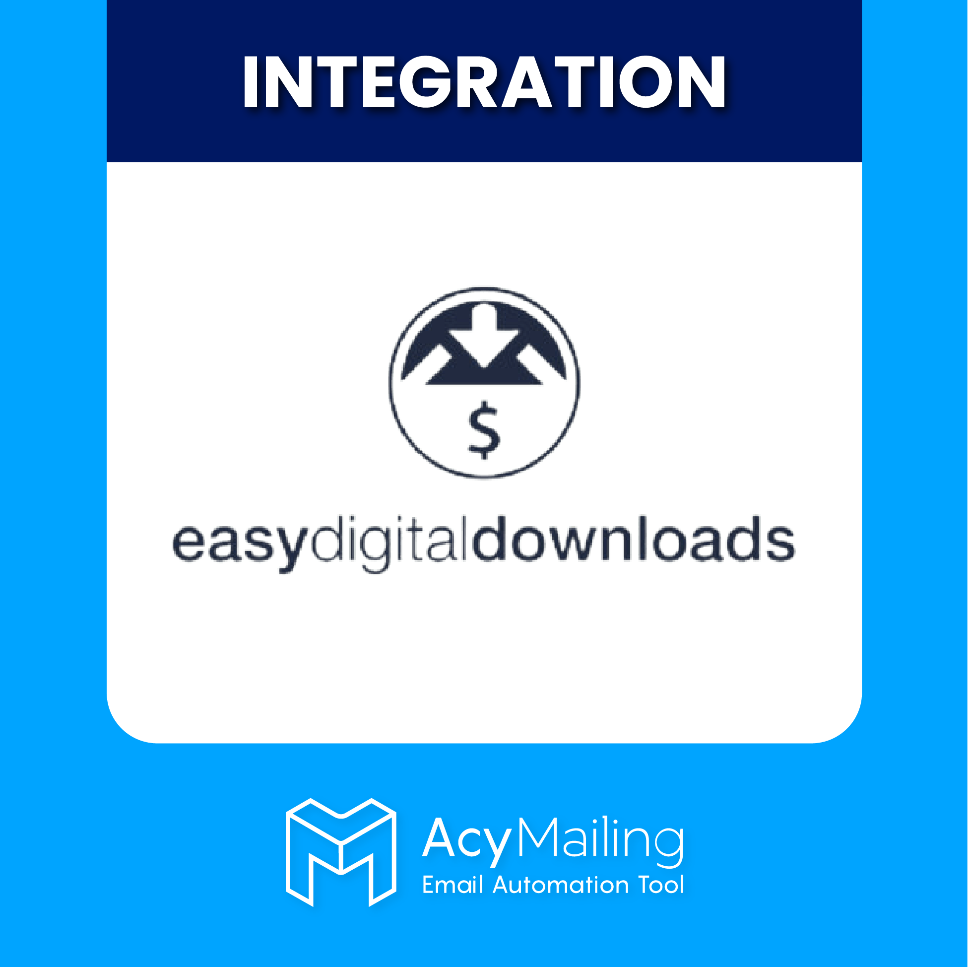 AcyMailing integration for Easy Digital Downloads logo