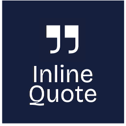 Inline Quote Format Button for the Block Editor logo