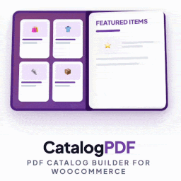 PDF Catalog for WooCommerce + Drag And Drop Template Builder logo