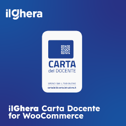 ilGhera Carta Docente for WooCommerce logo