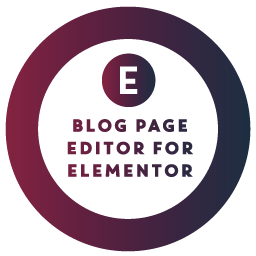 Blog Page Editor For Elementor logo