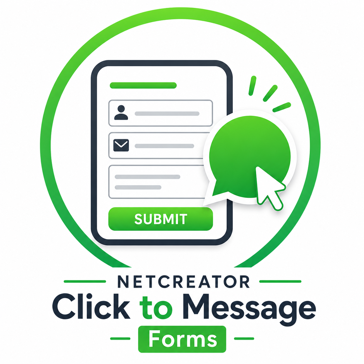 Netcreator Click-to-Message Forms logo