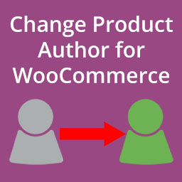 Change Product Author For WooCommerce logo