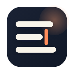 Stroke by stroke typing effect Block logo