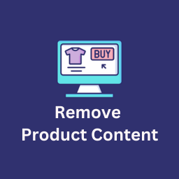 Remove Product Content for WooCommerce logo