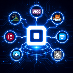 Connect Square Payments – WordPress Square Hosted Checkout for WooCommerce, Fluent Forms, CF7, WPForms, Pay Links & More logo