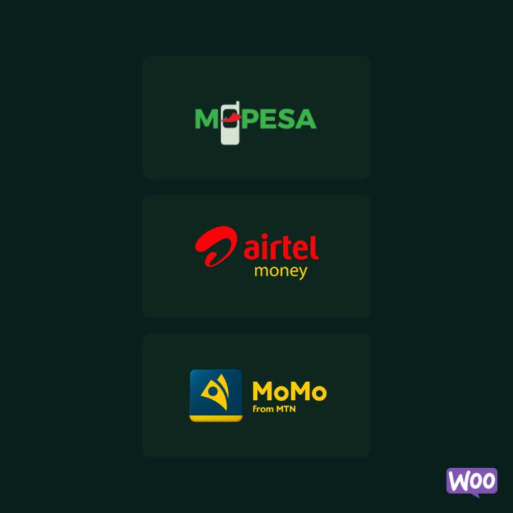 Finachub Mobile Money Checkout for WooCommerce (M-Pesa, Airtel, MTN) logo