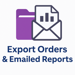 Export Customers Orders Email Reports for WooCommerce logo