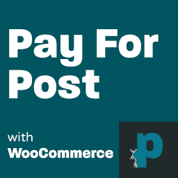 Pay For Post with WooCommerce logo
