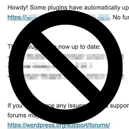 Disable Theme and Plugin Auto-Update Emails logo