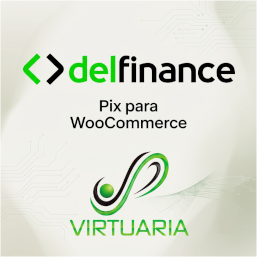 Virtuaria Pix Payments with Delfinance for WooCommerce logo