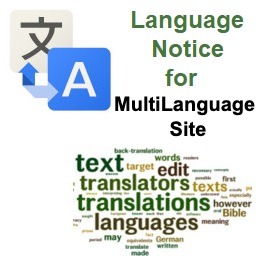 Language Notice For Multilanguage Site logo
