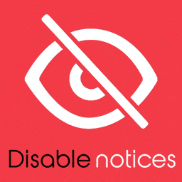 Disable Admin Notices – Hide Dashboard Notifications logo