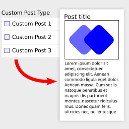 Custom post type templates for Elementor logo