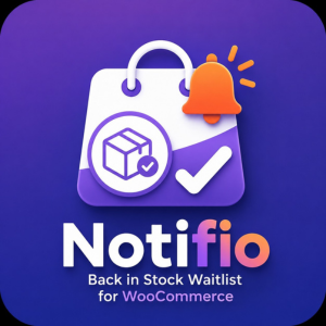 Notifio – Back in Stock Waitlist for WooCommerce logo