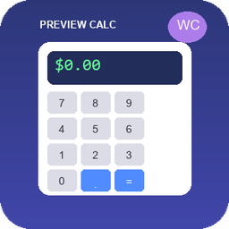 Preview Calculator for WooCommerce logo