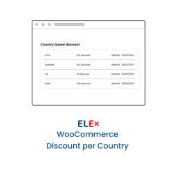 ELEX Woo Discount Per Country logo