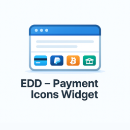 Easy Digital Downloads – Payment Icons Widget logo