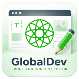 GlobalDev Front-End Content Editor logo