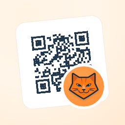 Orange Cat QR Event Tickets logo