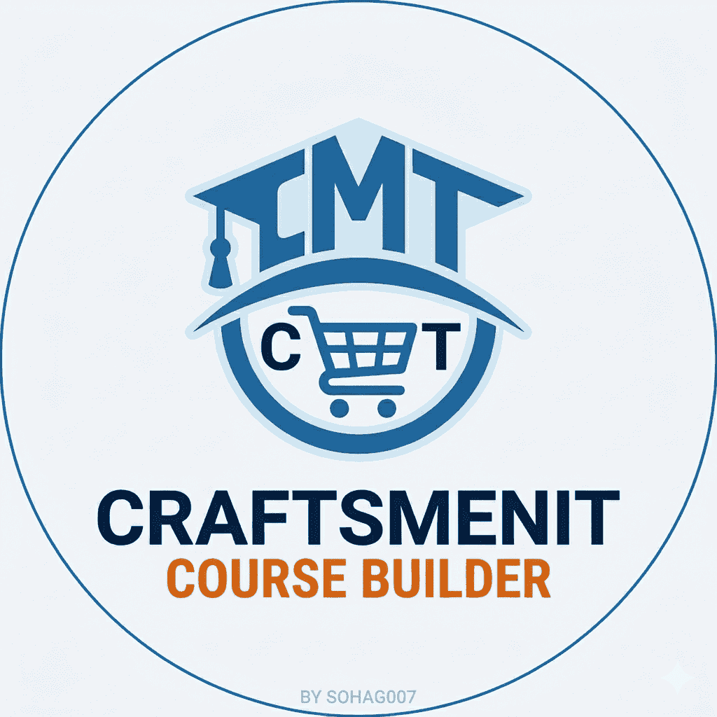 Craftsmenit Course Builder for WooCommerce logo