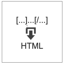 Export Without Shortcodes: convert to pure HTML the exported content logo