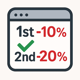 Order Boost — First Order Discounts logo