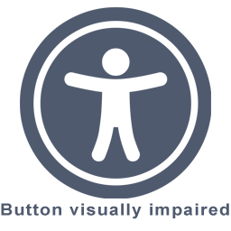 Button visually impaired logo