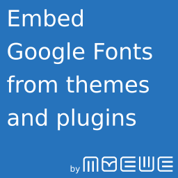 Embed Google Fonts logo