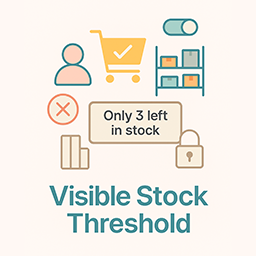 Visible Stock Threshold for WooCommerce logo