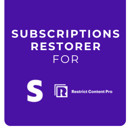 Subscriptions Restorer for Stripe and Restrict Content Pro logo