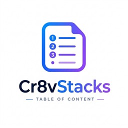 Cr8vstacks Table of Contents logo