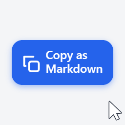 Copy as Markdown Button – Download Markdown logo
